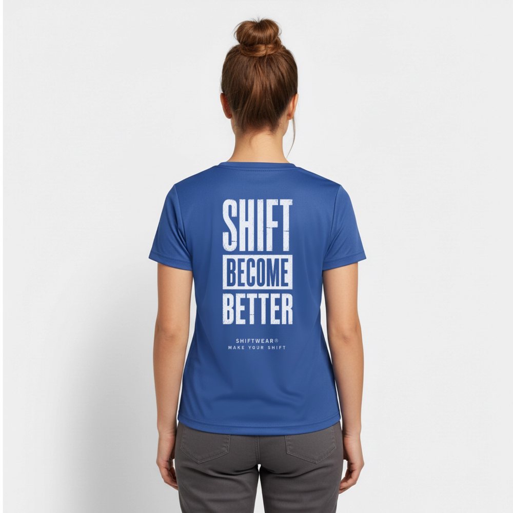 SHIFT Active Tee - Royalblau