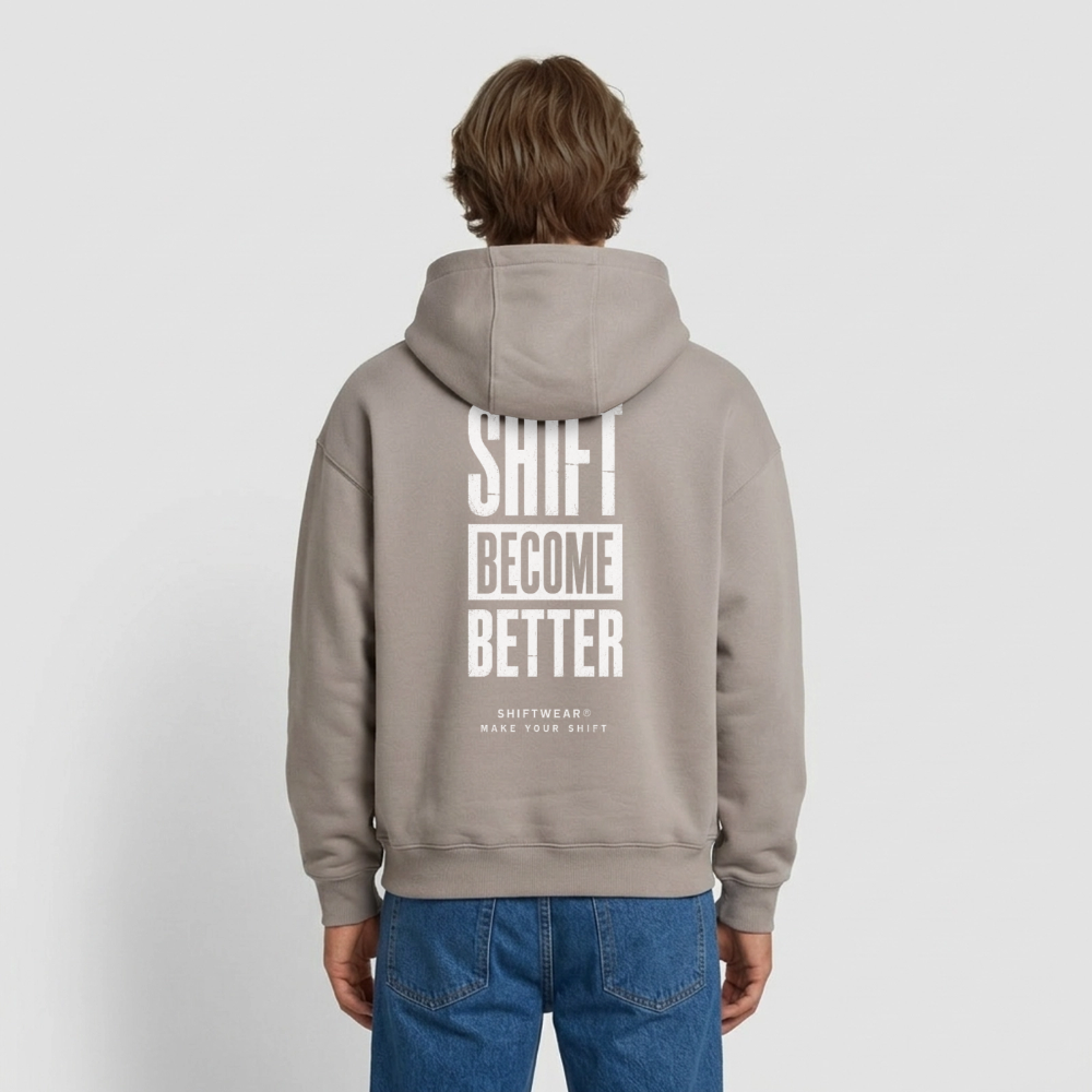 SHIFT Oversized Heavyweight Hoodie - Taupe