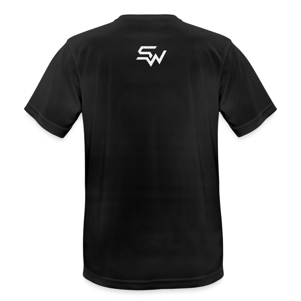 Männer T-Shirt atmungsaktiv - Schwarz