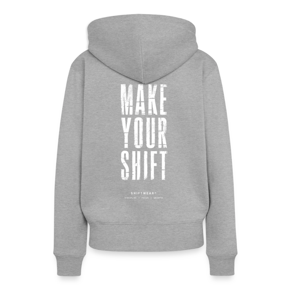 SHIFT Premium Hoodie - Grau meliert