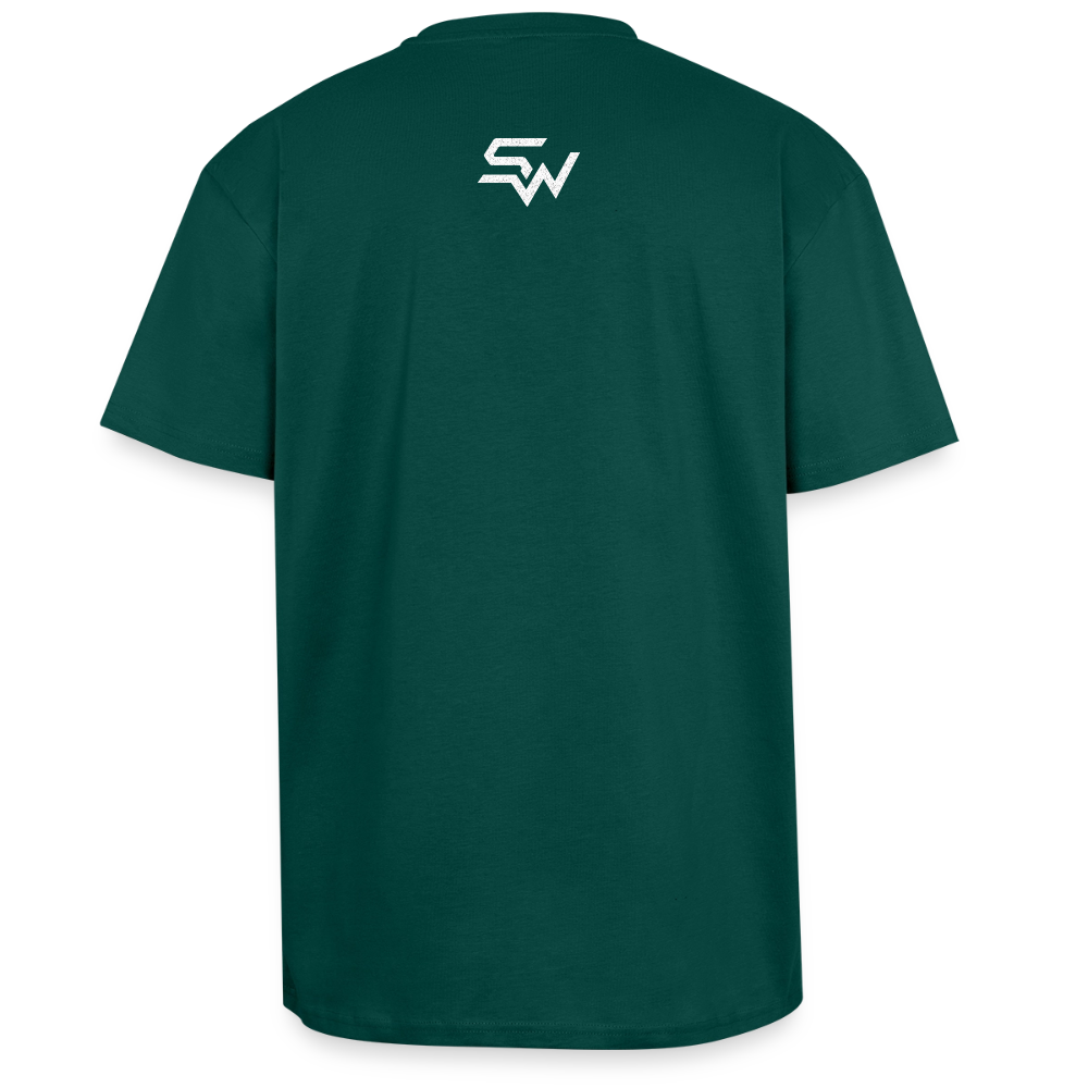 Oversized Heavyweight Unisex T-Shirt - hunter Green
