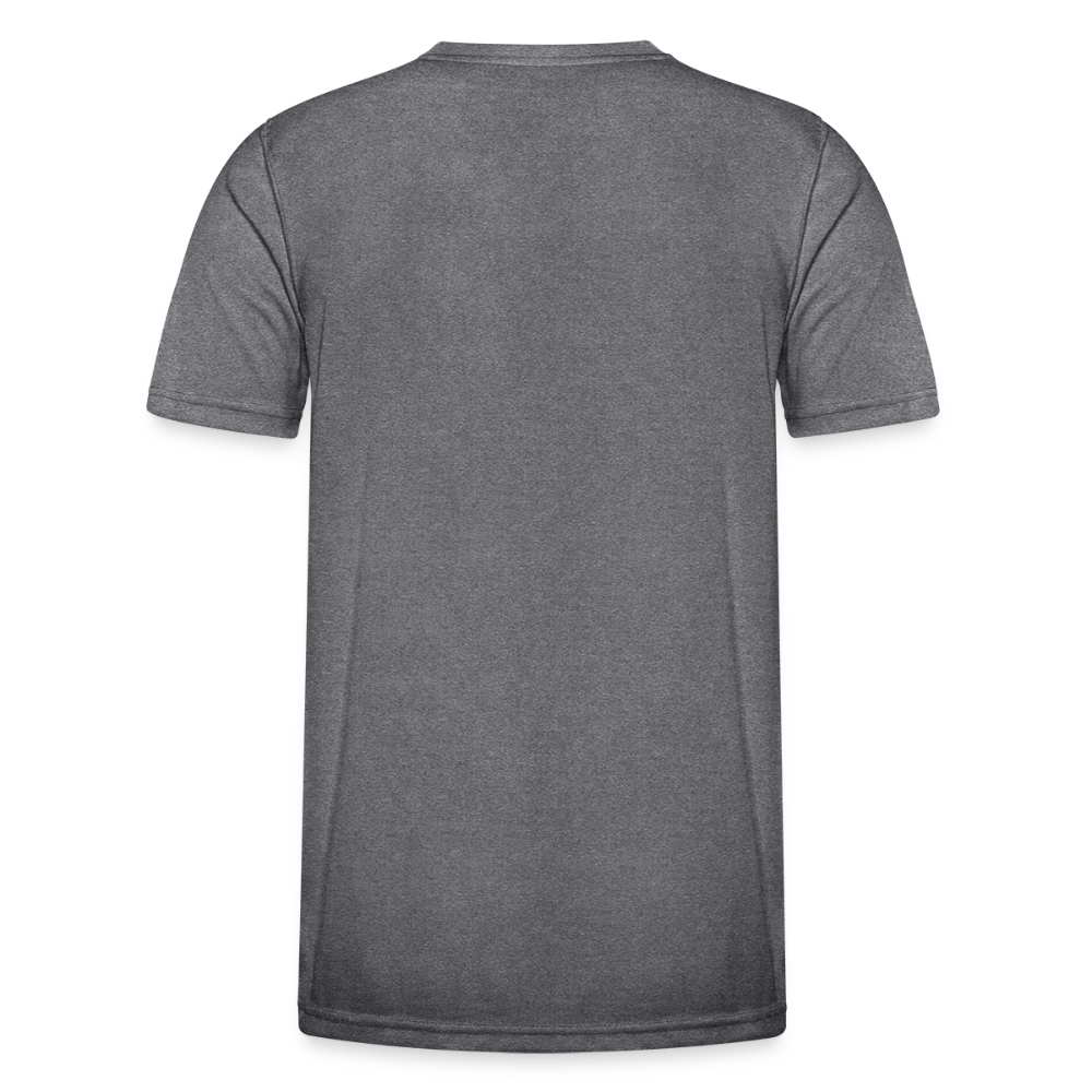 Männer Funktions-T-Shirt - dunkle Melange 