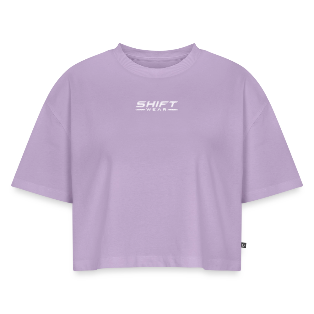 SHIFT Premium Oversized Cropped Tee - Lavendel