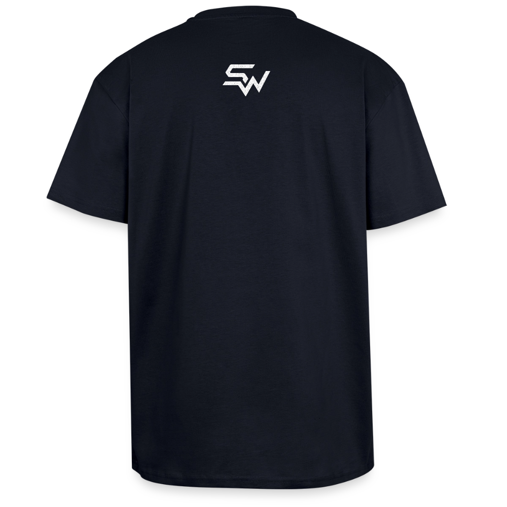 Oversized Heavyweight Unisex T-Shirt - French Navy
