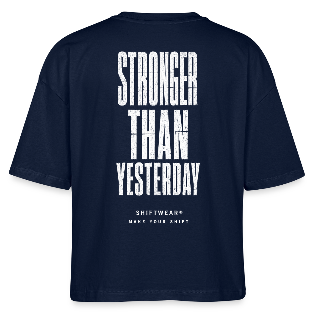 SHIFT Boxy Tee - Navy