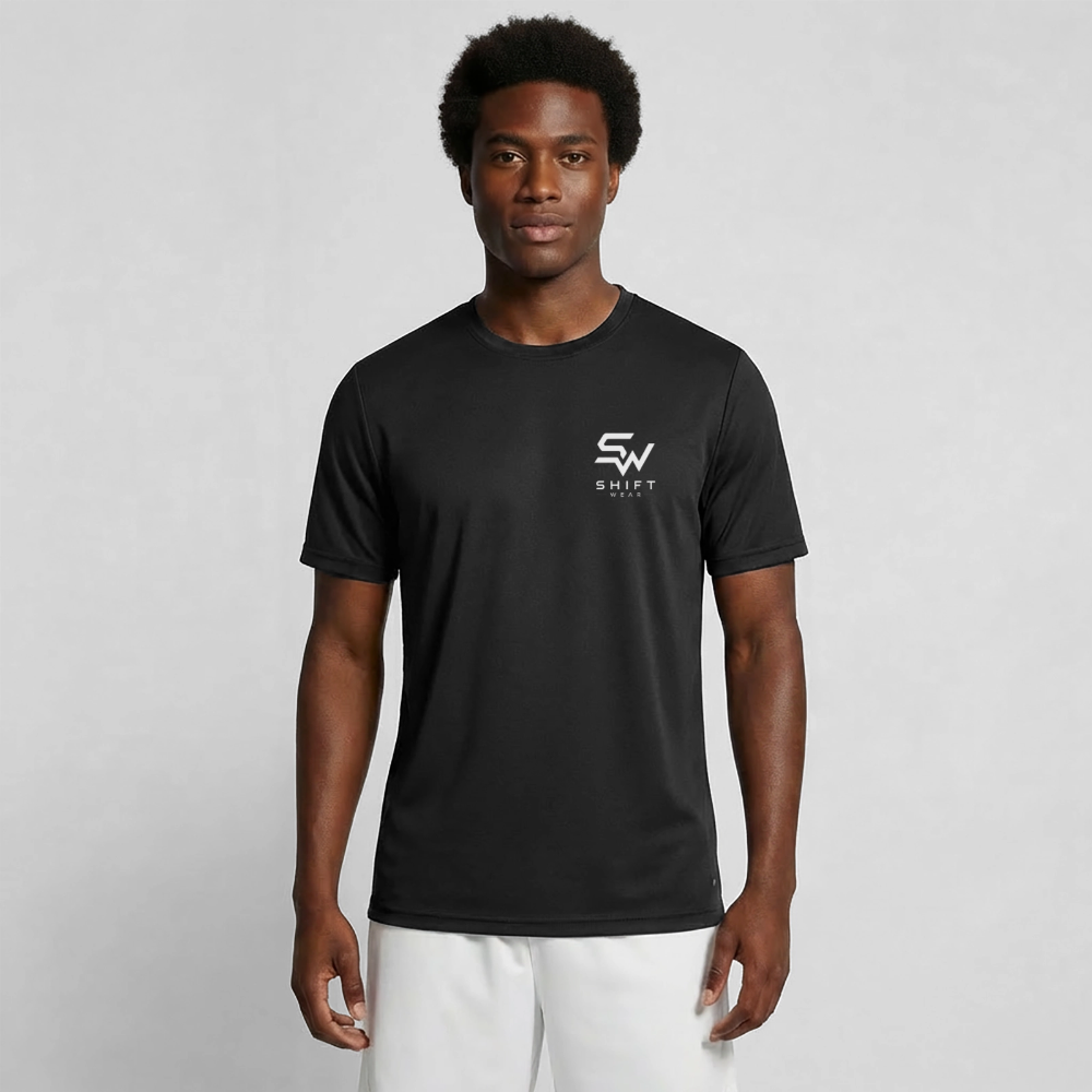 Männer Funktions-T-Shirt - Schwarz