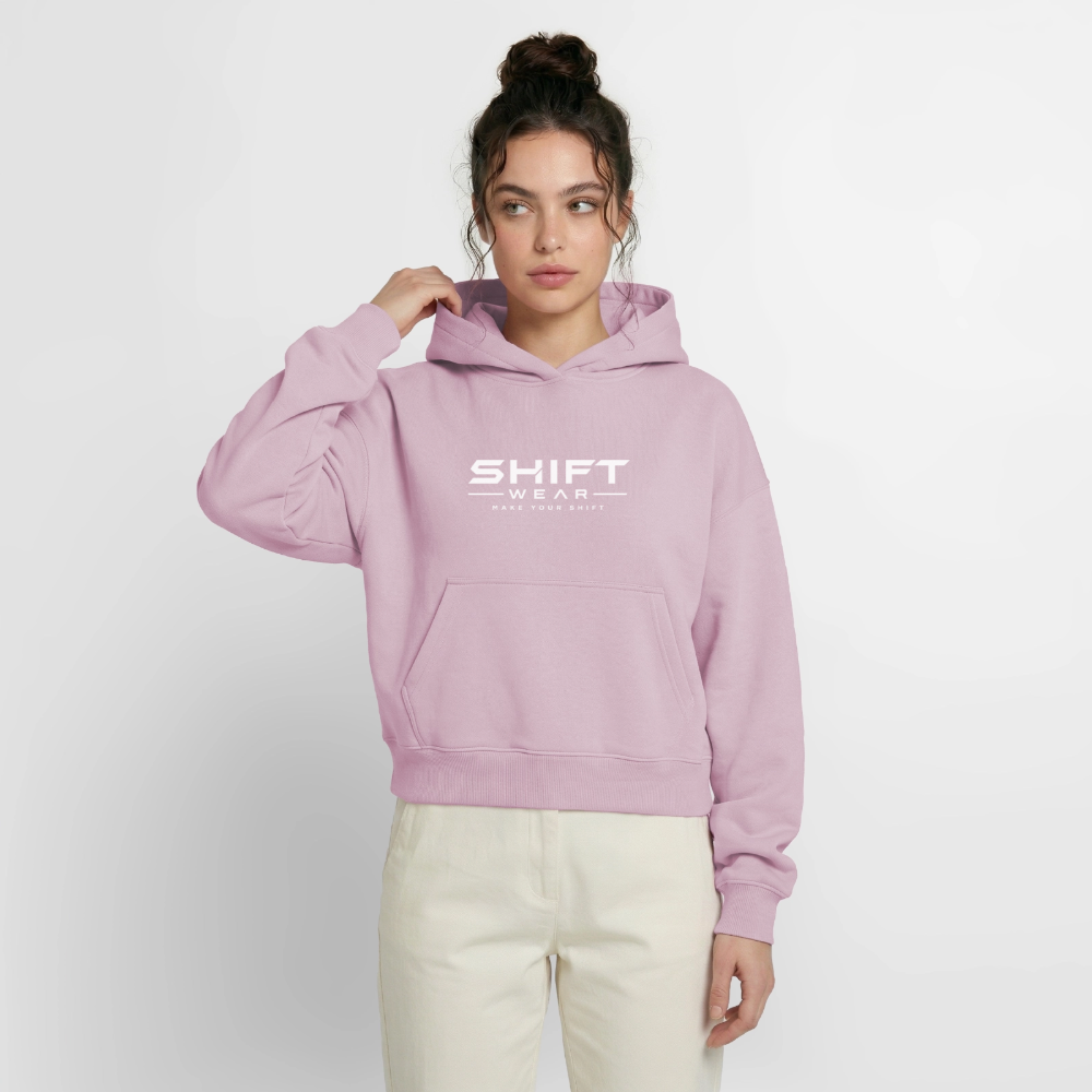 SHIFT Cropped Oversized Heavyweight Hoodie - Altrosa
