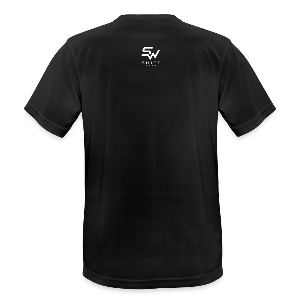 Männer T-Shirt atmungsaktiv - Schwarz