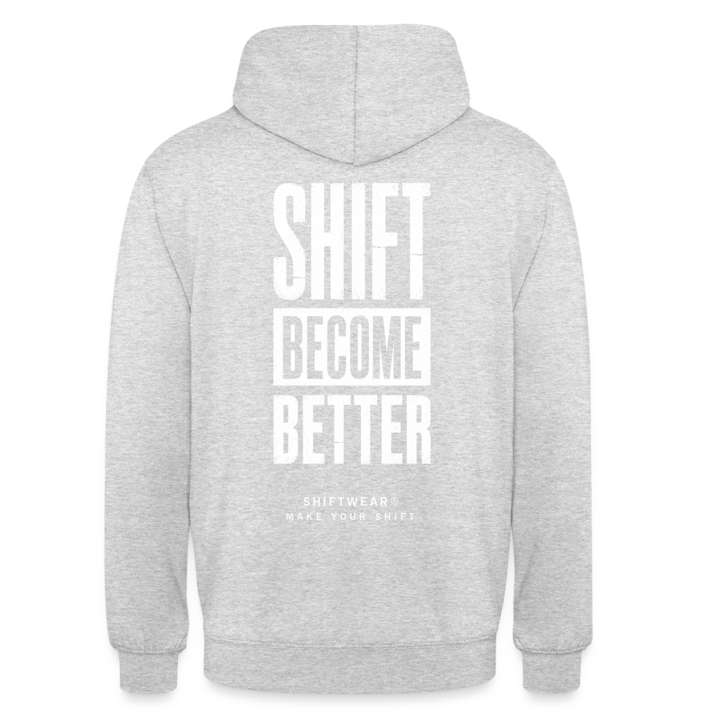 SHIFT Unisex Premium Hoodie - Hellgrau meliert