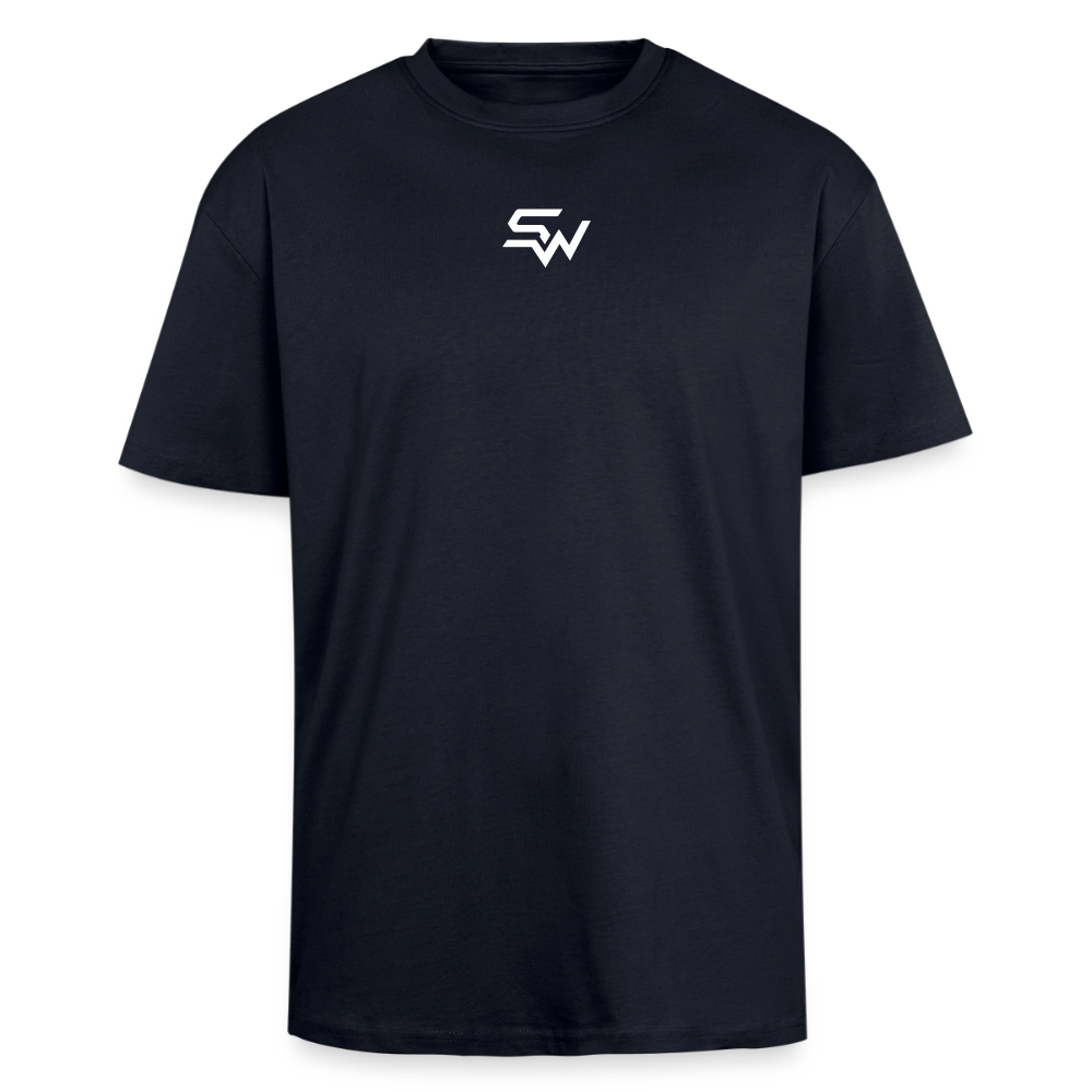 Oversized Heavyweight Unisex T-Shirt - French Navy