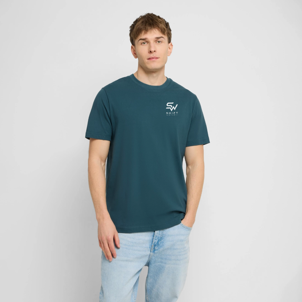 RELAXED FIT Unisex Organic T-Shirt - Dunkles Petrol