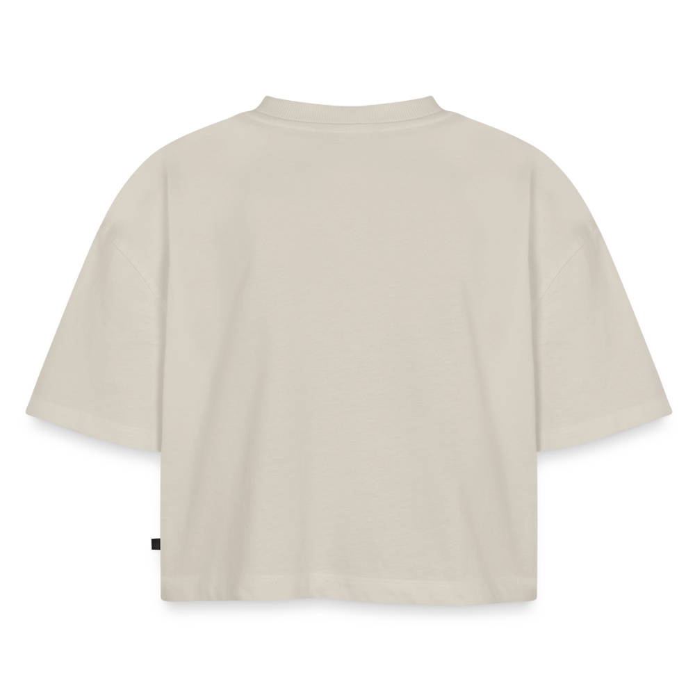 SHIFT Oversized Cropped Tee - Beige