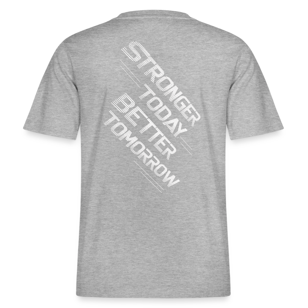 RELAXED FIT Unisex Organic T-Shirt - Grau meliert