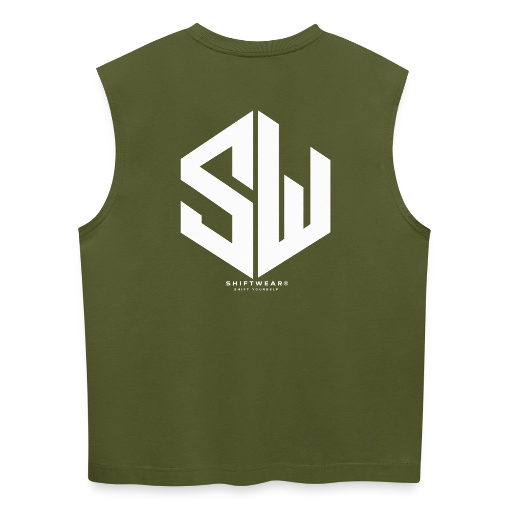 SHIFT Relaxed Tank Tee - Khaki