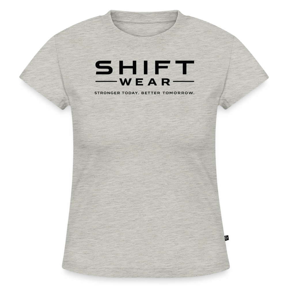 SLIM FIT Frauen Organic T-Shirt - Grau meliert