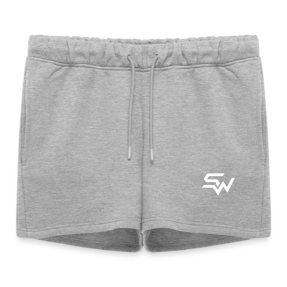 Frauen Premium Organic Sweatshorts - Grau meliert