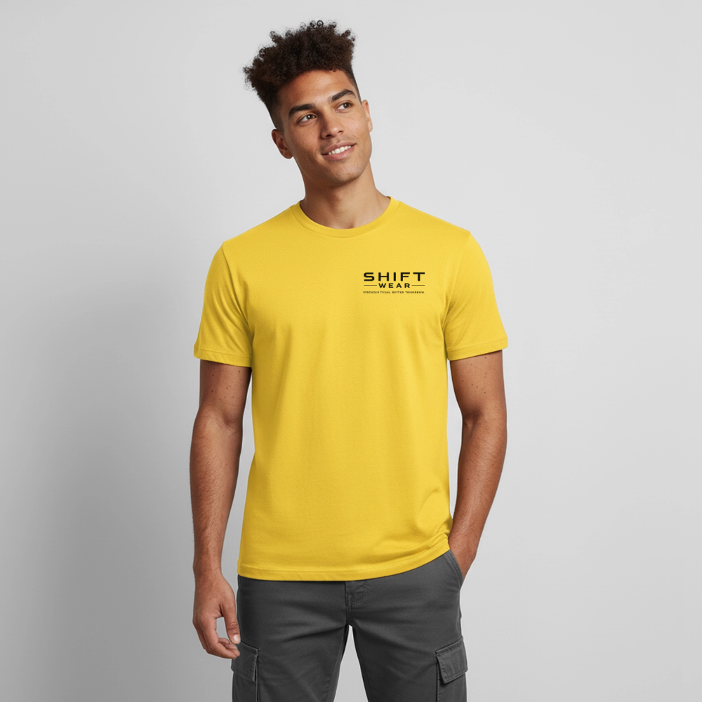Männer T-Shirt atmungsaktiv - Sonnengelb