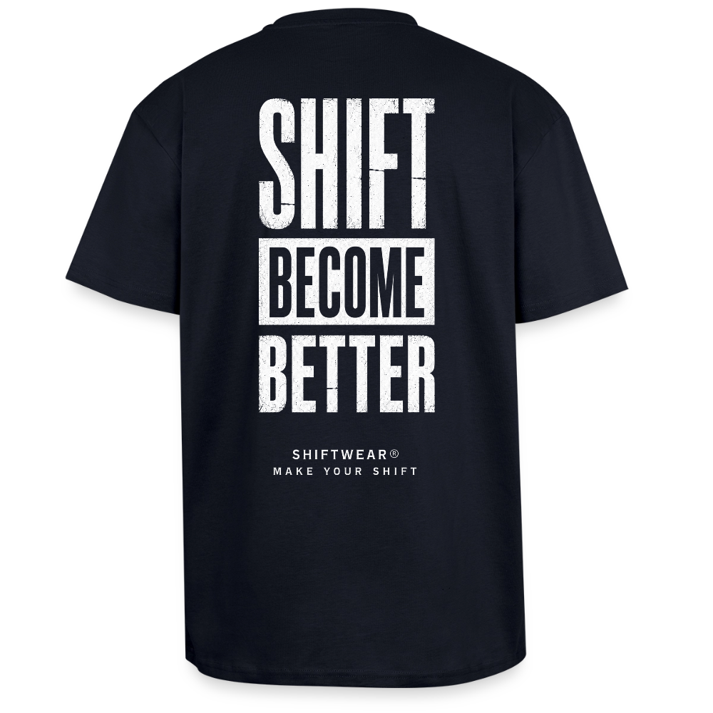 Oversized Heavyweight Unisex T-Shirt - French Navy