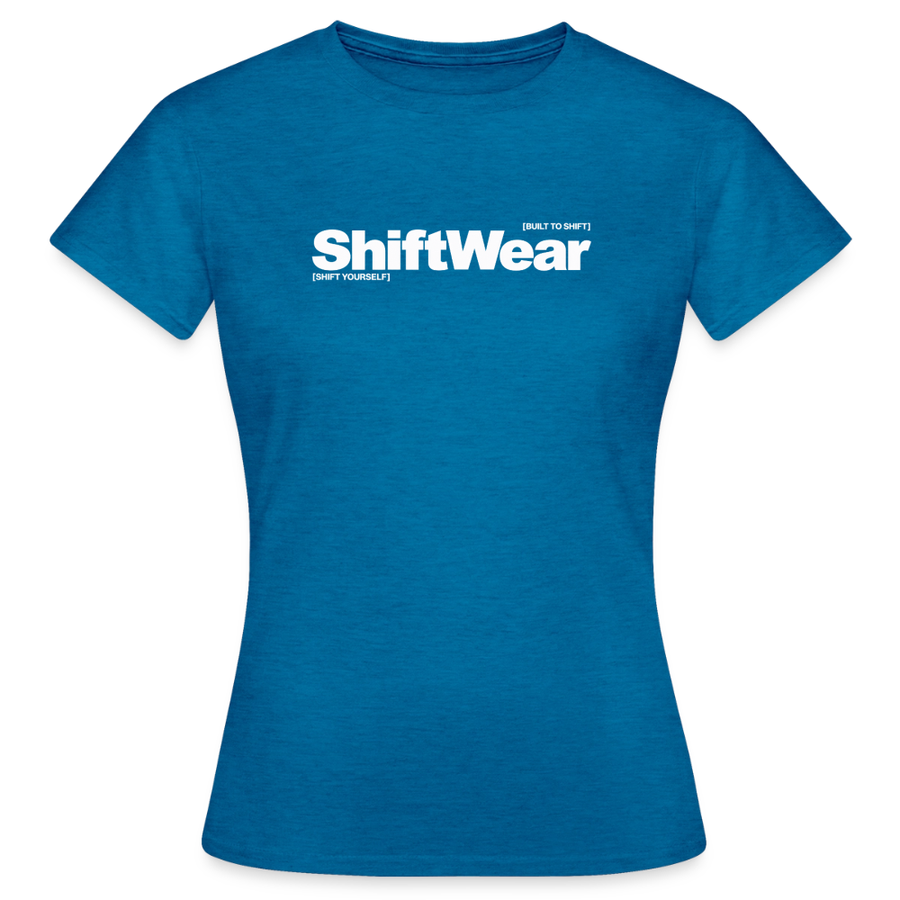 SHIFT Essential Tee - Antikblaues Saphir meliert