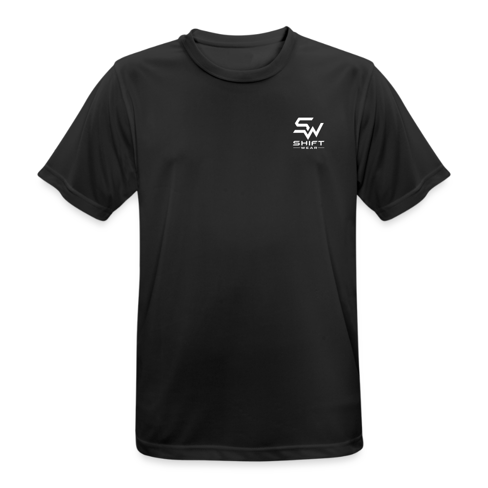Männer T-Shirt atmungsaktiv - Schwarz