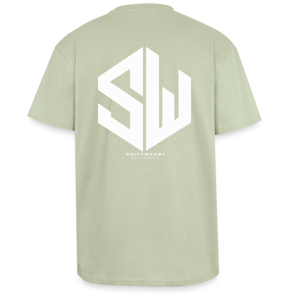 SHIFT Oversized Heavyweight Tee - Leichtes Salbeigrün 