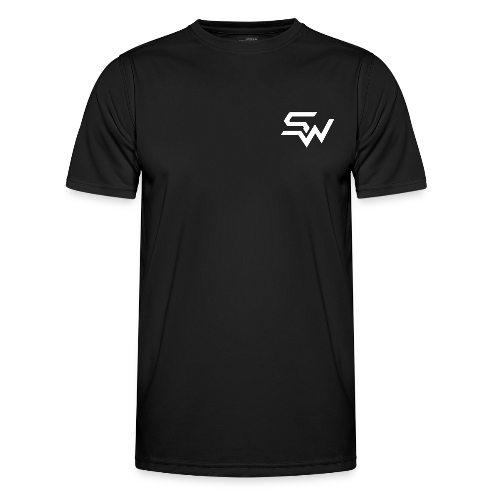 Männer Funktions-T-Shirt - Schwarz