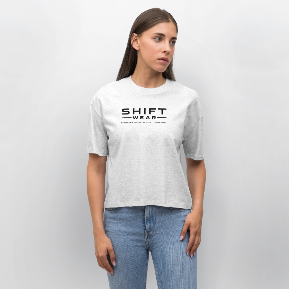 Stanley/Stella Frauen Boxy Bio-T-Shirt Nova - Weiß meliert