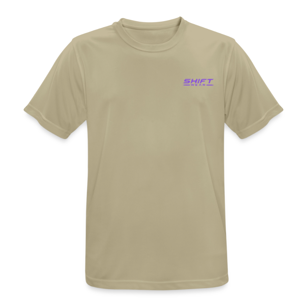Männer T-Shirt atmungsaktiv - Sandbeige