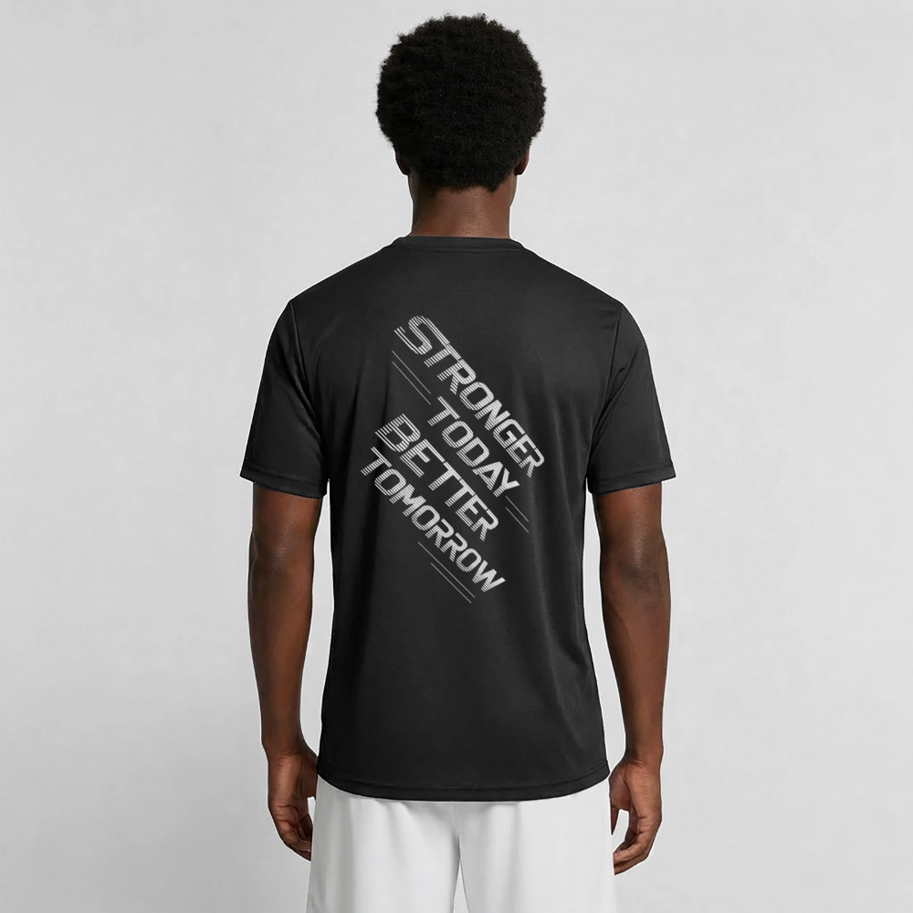 Männer Funktions-T-Shirt - Schwarz