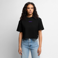 SHIFT Premium Oversized Cropped Tee - Schwarz