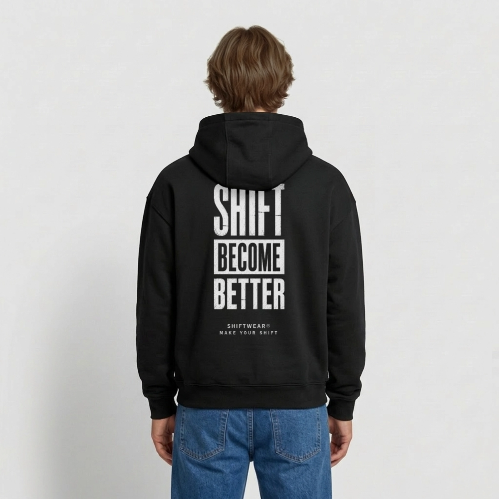 SHIFT Oversized Heavyweight Hoodie - Schwarz