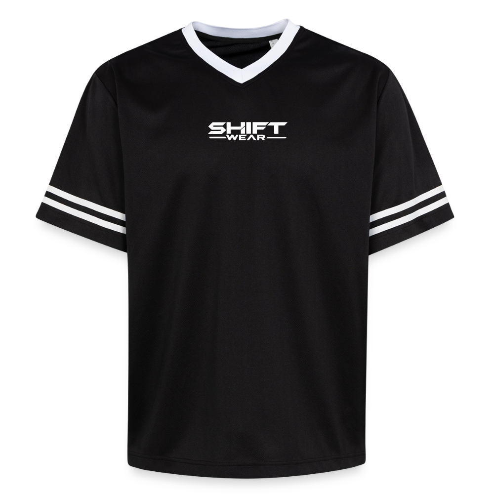 SHIFT Football Style Tee - Schwarz/Weiß