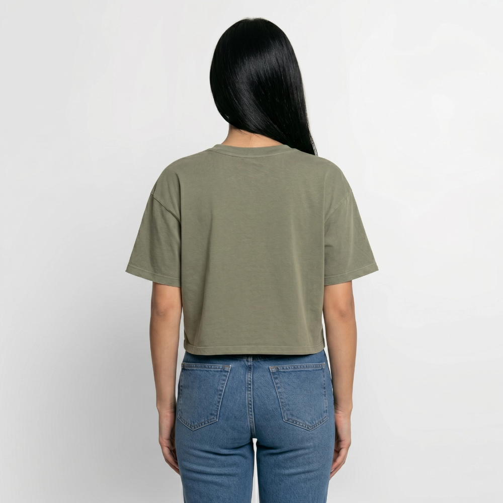 SHIFT Boxy Acid Wash Tee - Grün Acid Wash
