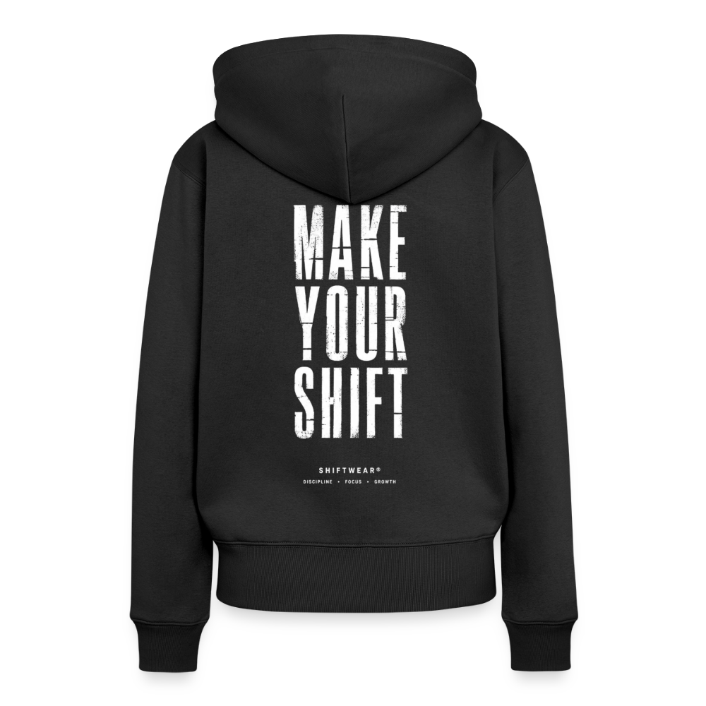 Frauen Premium Hoodie - Schwarz