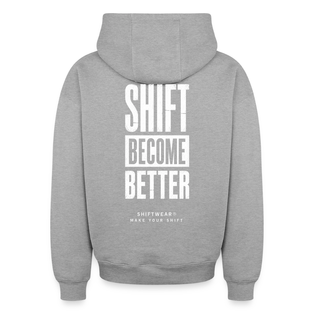 SHIFT Oversized Heavyweight Hoodie - Grau meliert