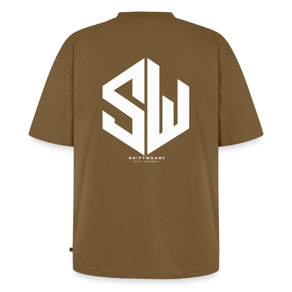 SHIFT Oversized Fit Tee - Nussbraun