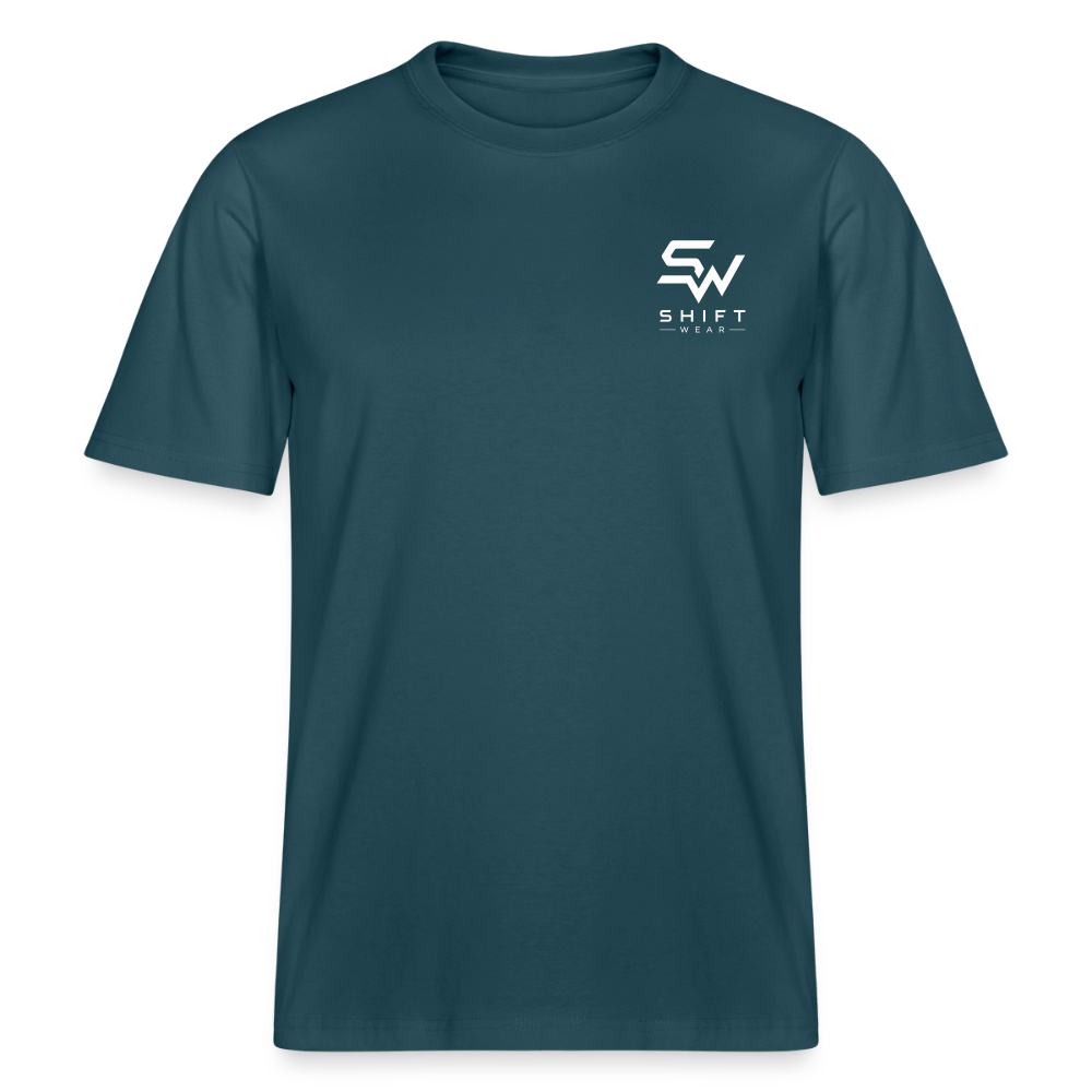 RELAXED FIT Unisex Organic T-Shirt - Dunkles Petrol