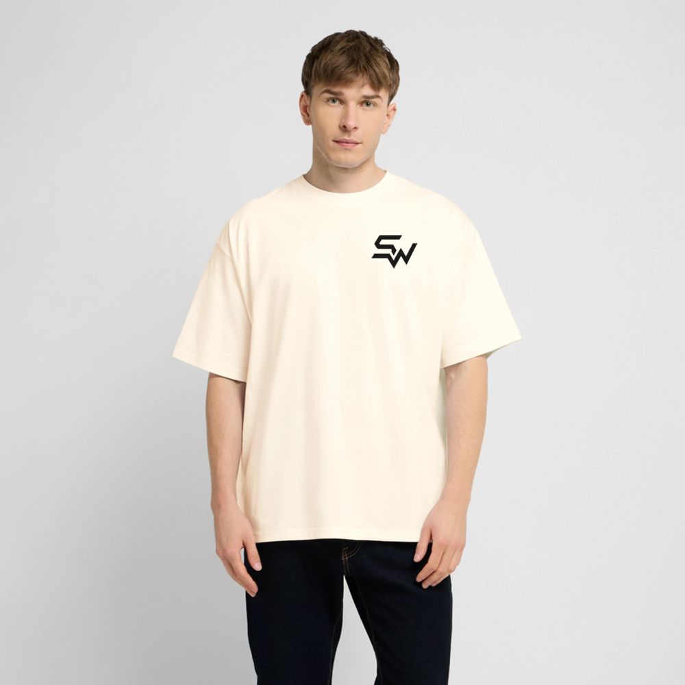 Oversized Heavyweight Unisex T-Shirt - Creme