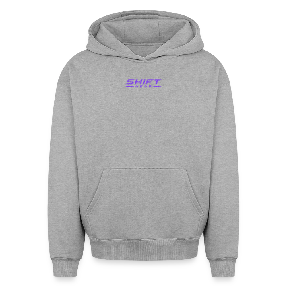 SHIFT Oversized Heavyweight Hoodie - Grau meliert