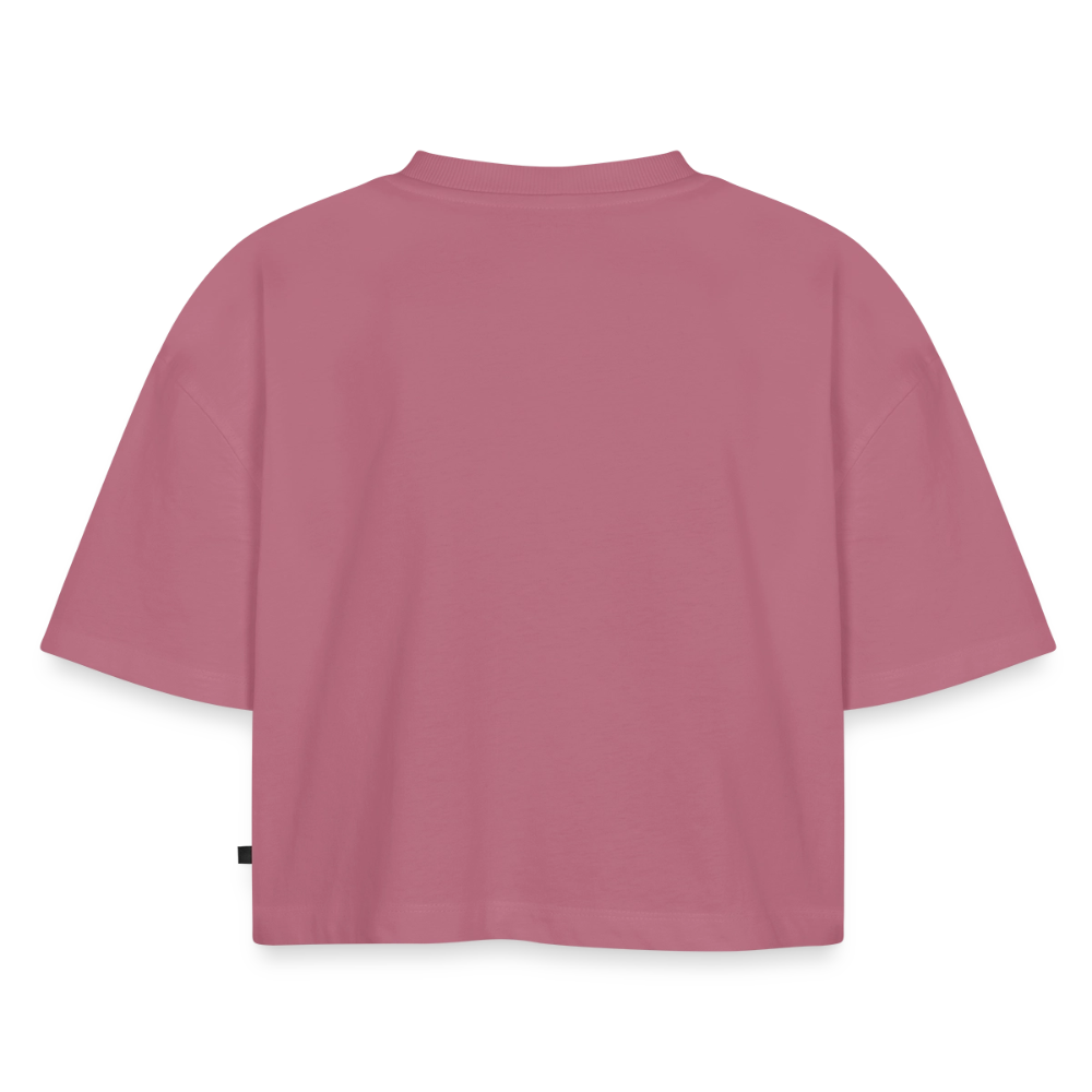 SHIFT Oversized Cropped Tee - Mauve