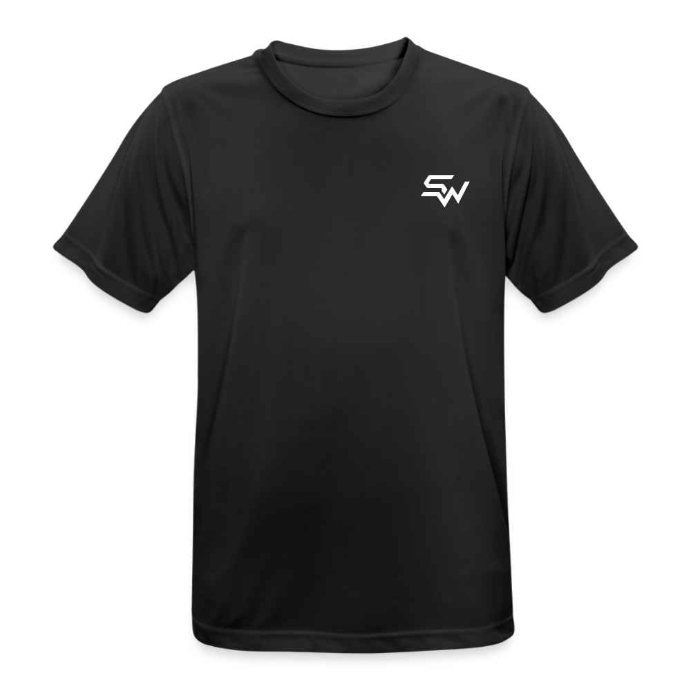 Männer T-Shirt atmungsaktiv - Schwarz