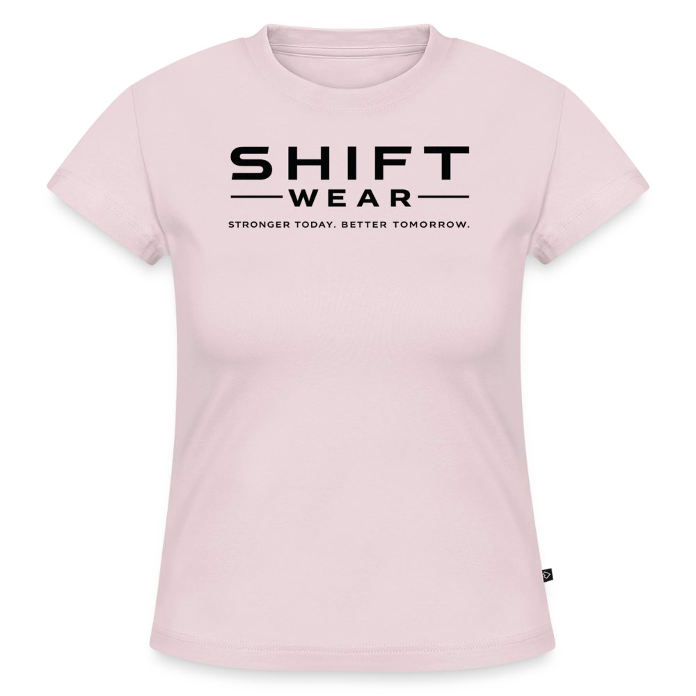 SLIM FIT Frauen Organic T-Shirt - Puderrosa