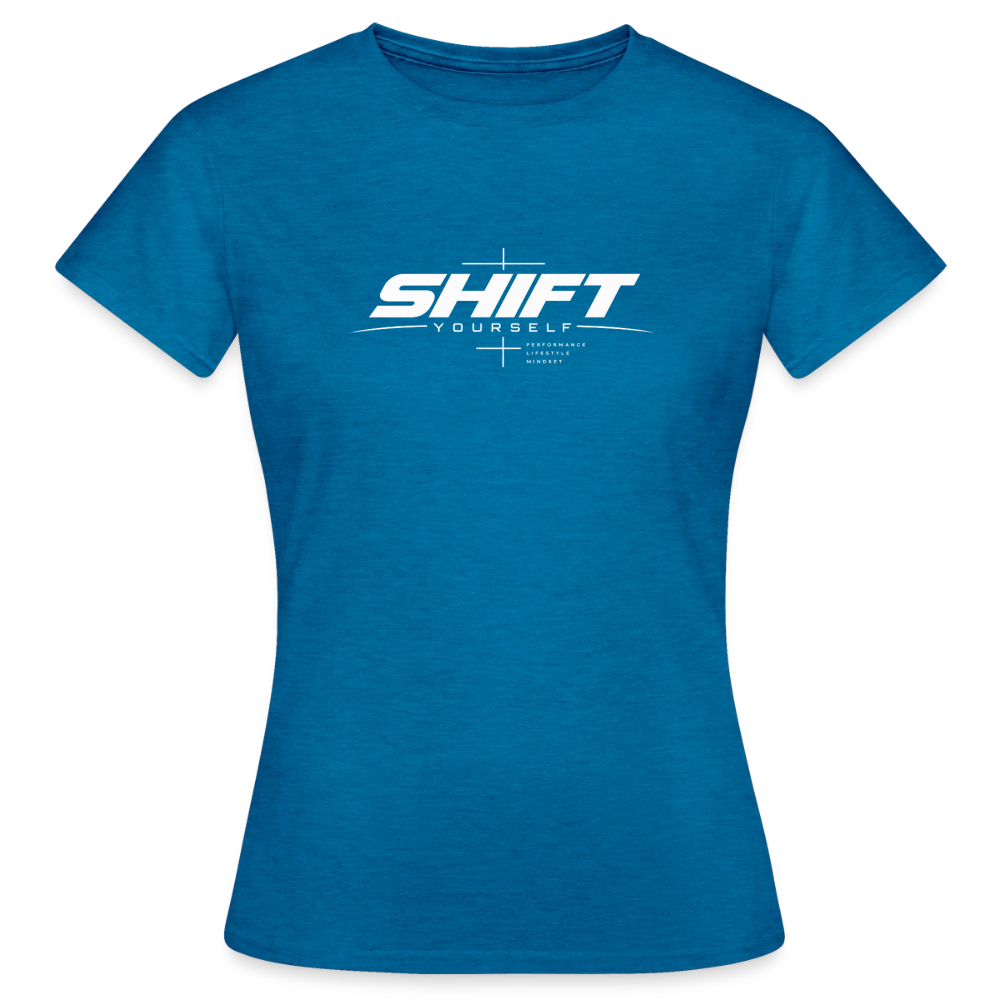 SHIFT Essential Tee - Antikblaues Saphir meliert