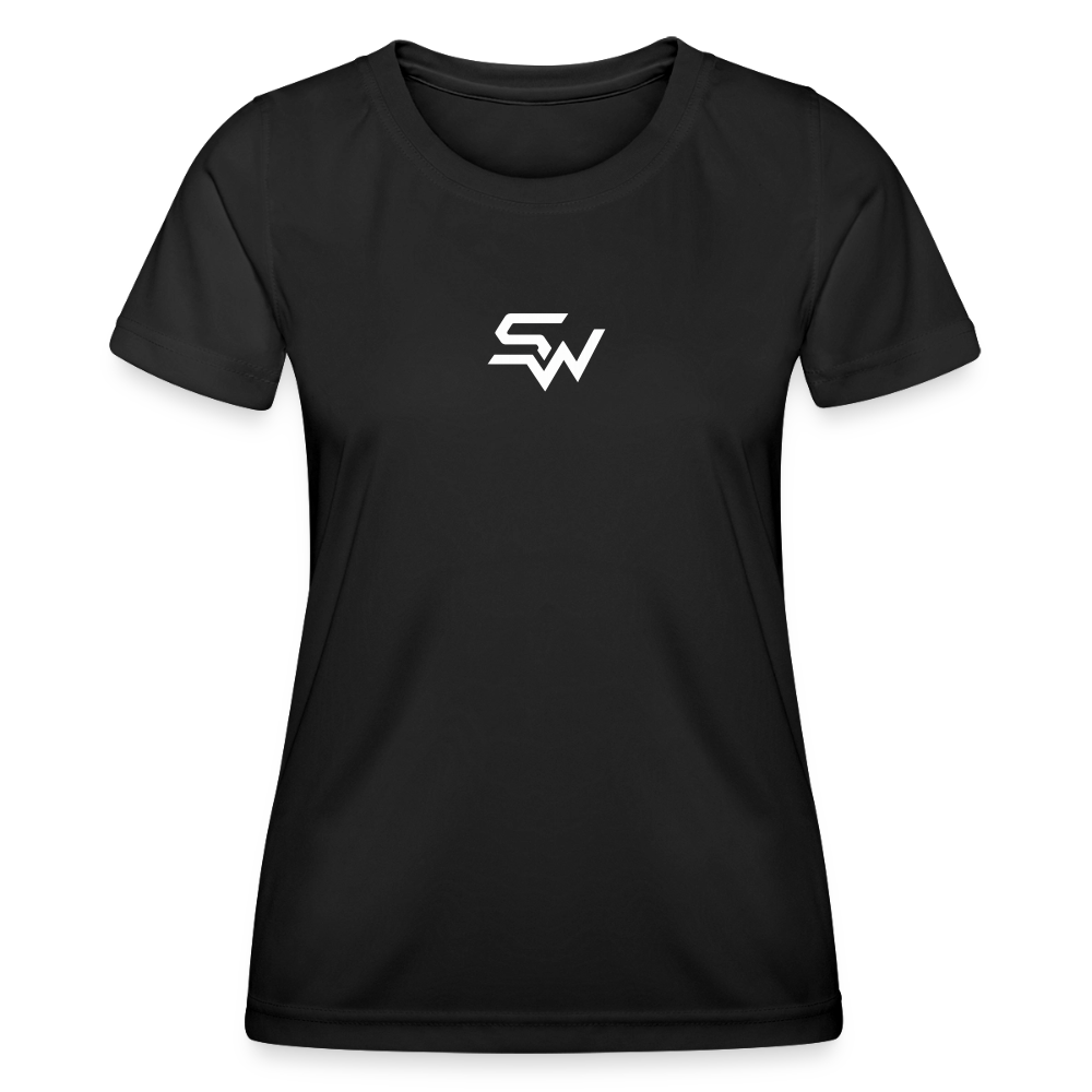 Frauen Funktions-T-Shirt - Schwarz