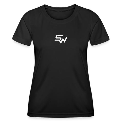 Frauen Funktions-T-Shirt - Schwarz