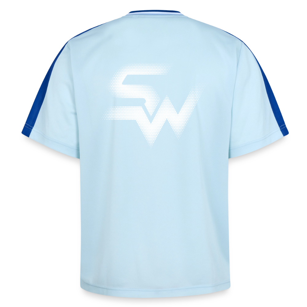 SHIFT Football Style Tee - Hellblau/Dunkelblau