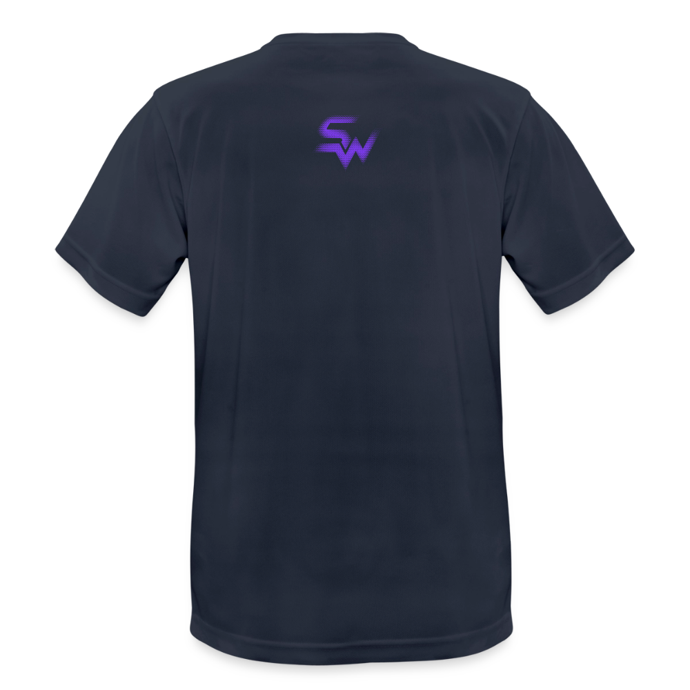 Männer T-Shirt atmungsaktiv - Dunkelnavy