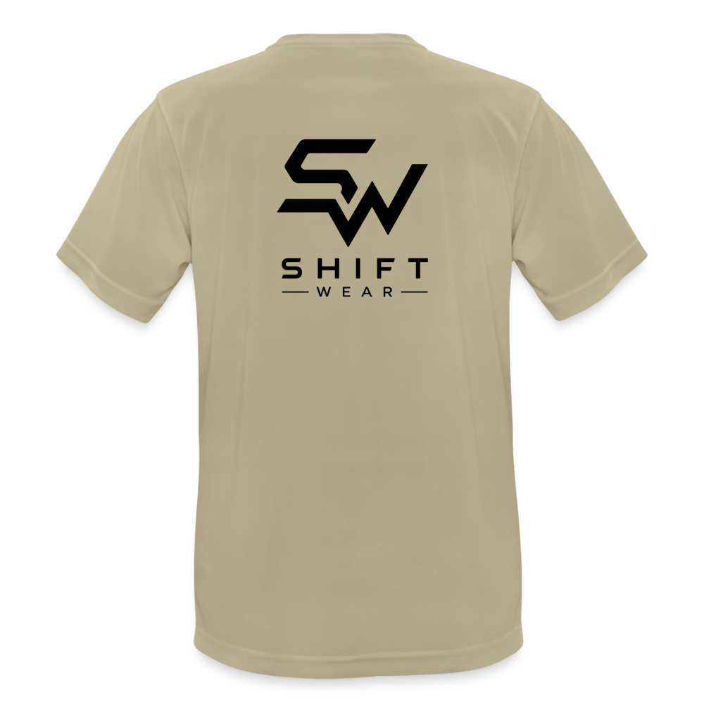 Männer T-Shirt atmungsaktiv - Sandbeige