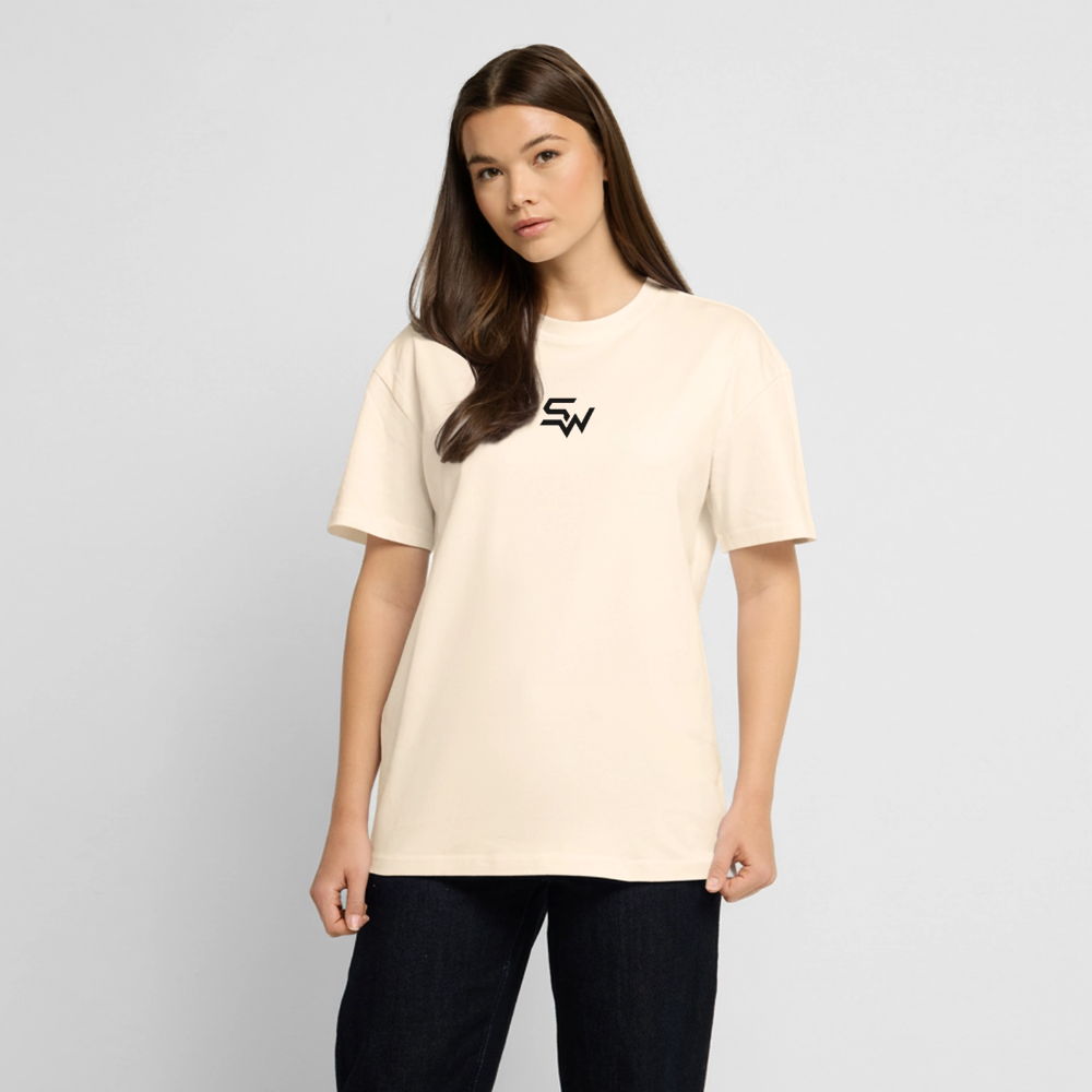 Oversized Heavyweight Unisex T-Shirt - Creme