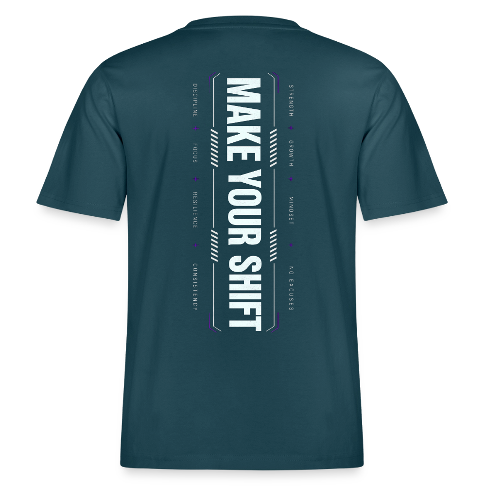 RELAXED FIT Unisex Organic T-Shirt - Dunkles Petrol